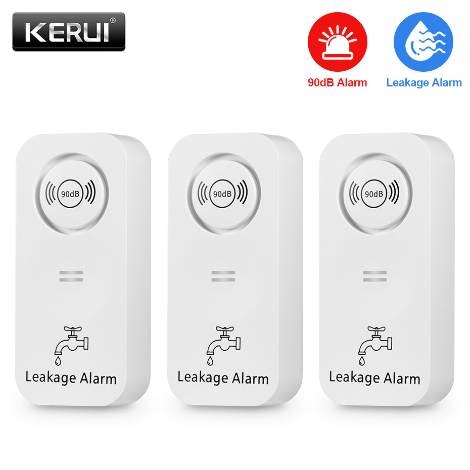 Home Automation Technology - KERUI Wireless Water Sensor 90dB Alarm
