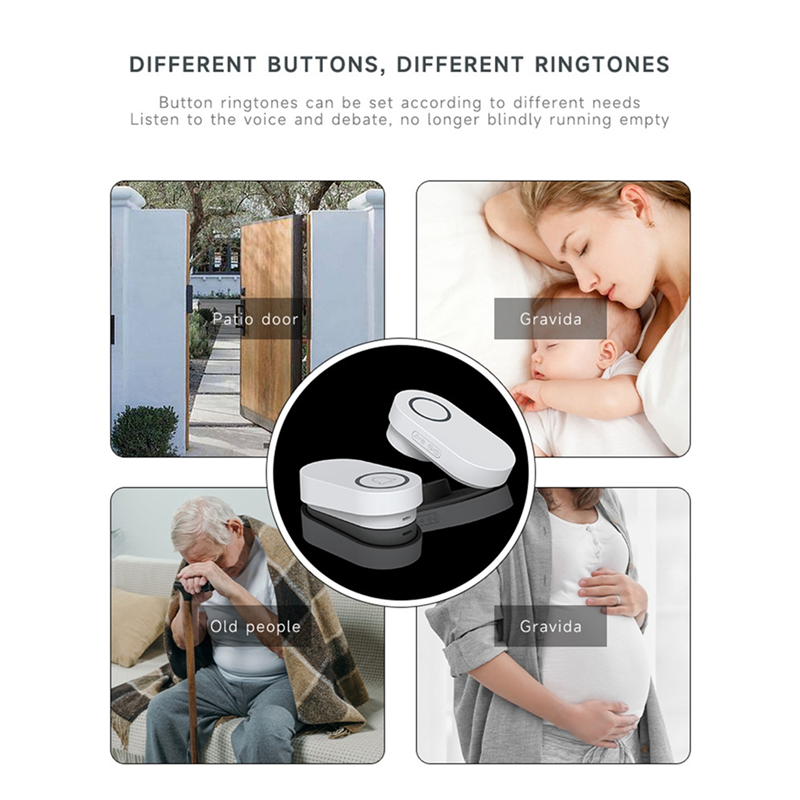 Smart Doorbell Wired - AS95-New Wireless Outdoor Doorbell Smart Home