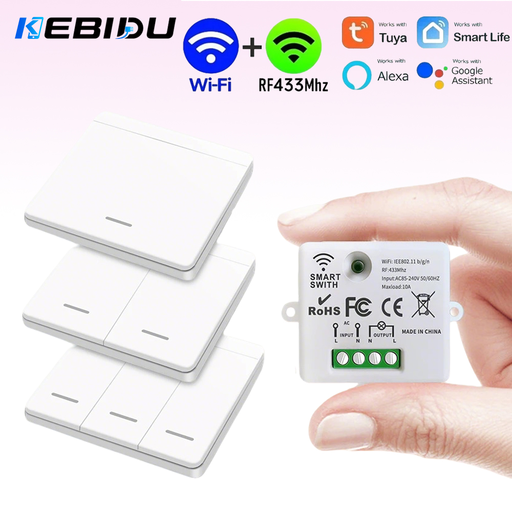Home Automation Panel Diy - KEBIDU WIFI Mini Switch Tuya Smart