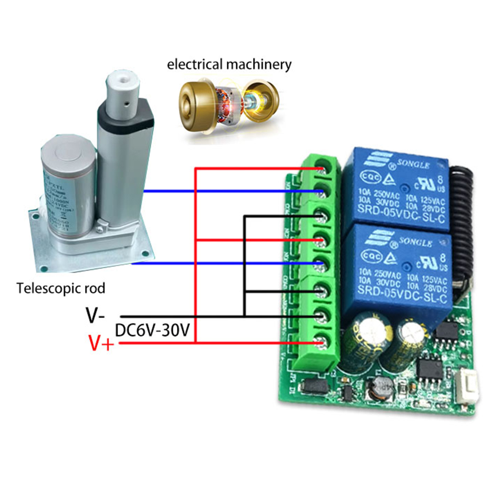 12V 9~30V Receiver Module Swit - 433Mhz Receiver Module ulasan dan harga