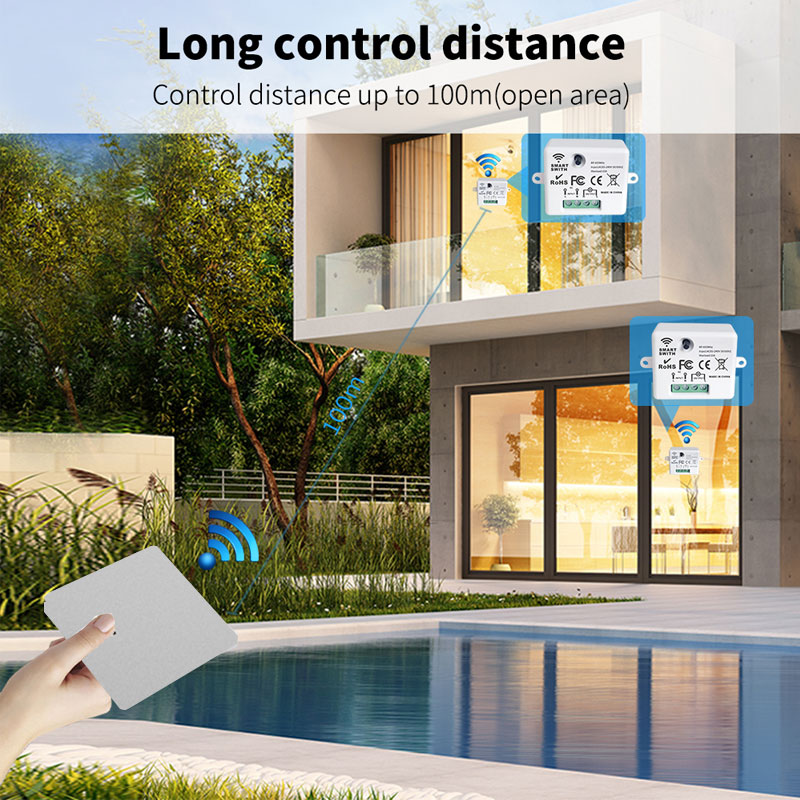 RF433 Smart Wireless Switch Se - Home Automation Technology ulasan dan harga