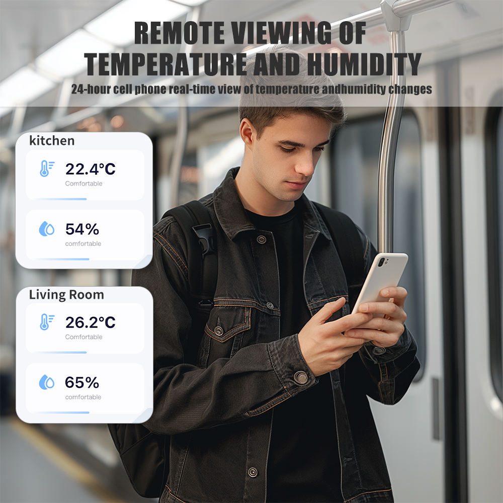 Tuya WiFi Temperature and Humi - Home Automation Technology ulasan dan harga