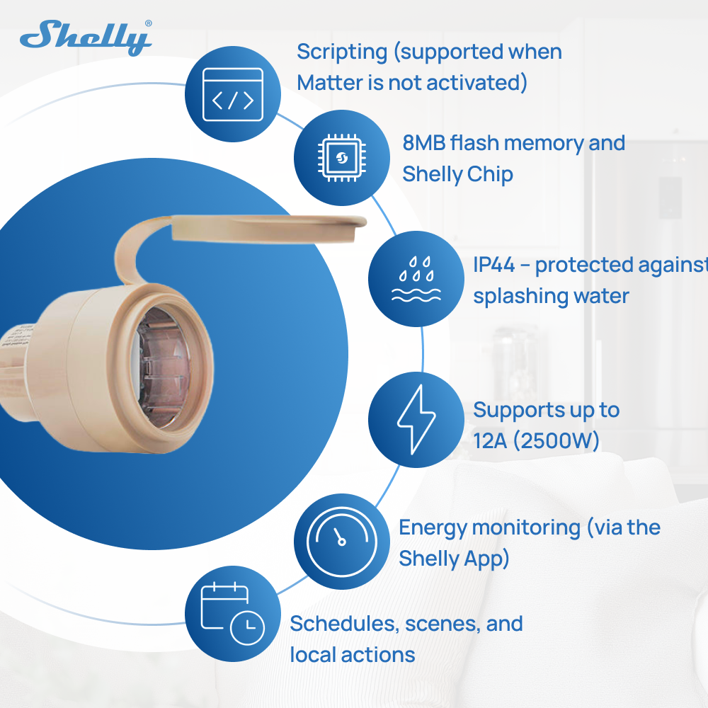 Shelly Outdoor Plug S Gen3 Pow - Shelly Relay Module ulasan dan harga