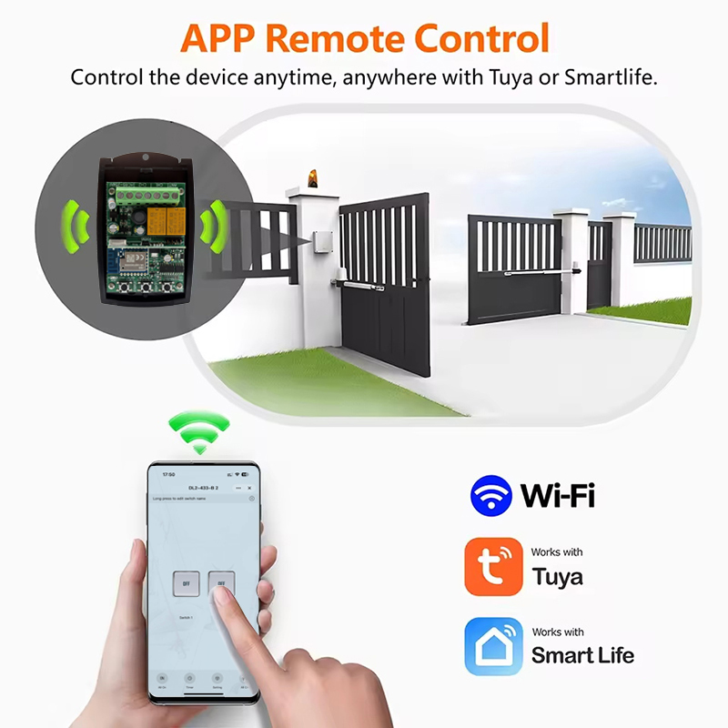 Universal 433MHz Tuya WIFI Gar - 433Mhz Receiver Module ulasan dan harga