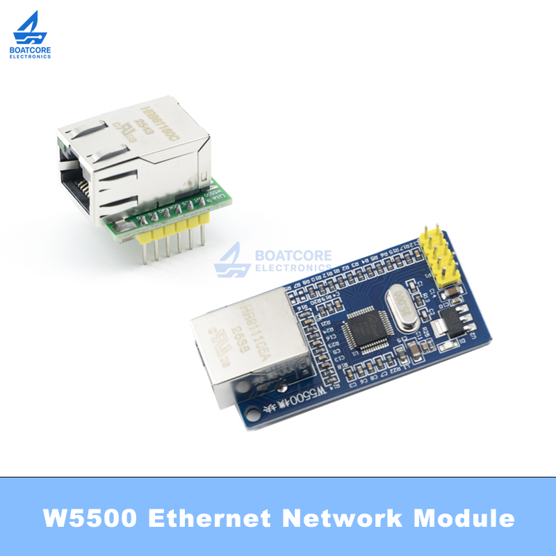 1PCS W5500 Chip New SPI to LAN - Ethernet Module W5500 ulasan dan harga