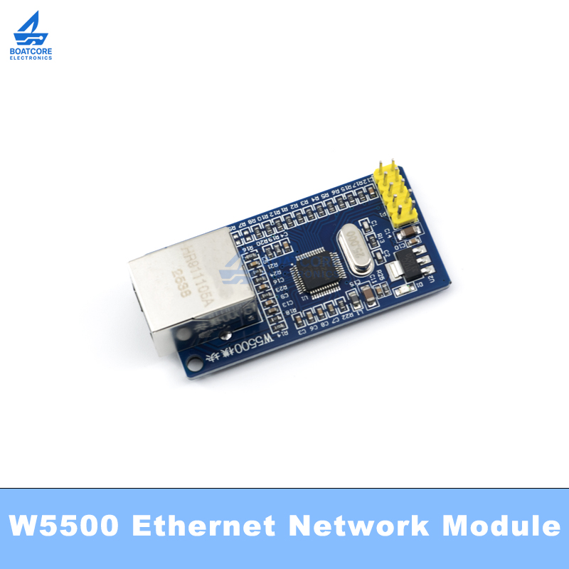 1PCS W5500 Chip New SPI to LAN - Ethernet Module W5500 ulasan dan harga