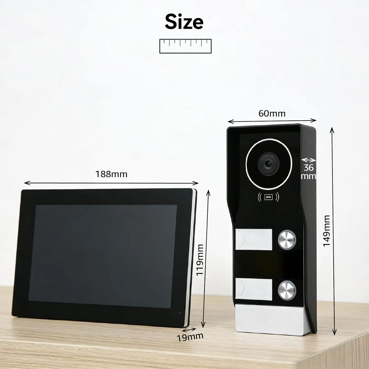 Smart Home Video Intercom Wire - Smart Doorbell Wired ulasan dan harga