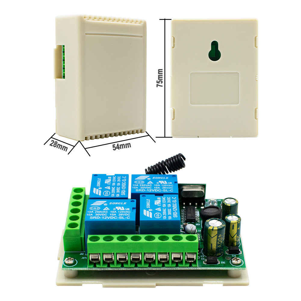 433Mhz Wireless Switch AC 85-2 - 433Mhz Receiver Module ulasan dan harga
