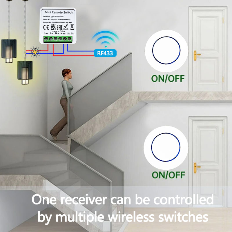 RF 433MHz Smart Wireless DIY R - Home Automation Panel Diy ulasan dan harga
