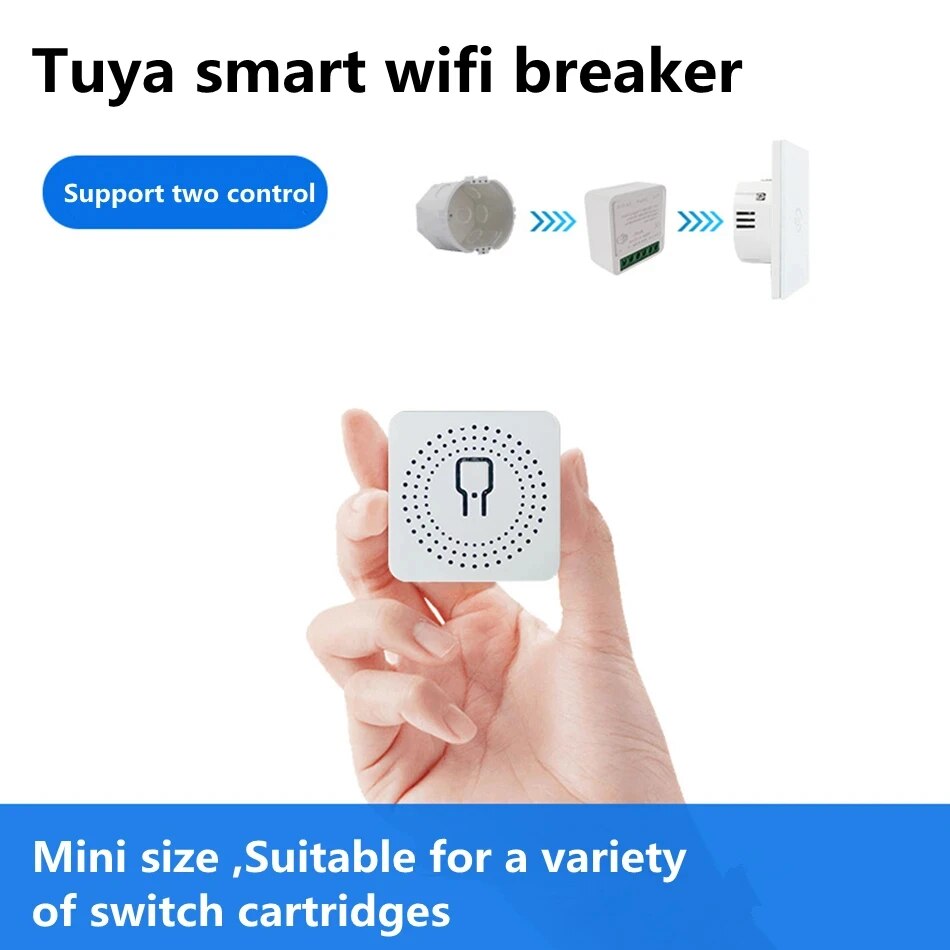 16A Tuya Smart WiFi Switch 2-W - Diy Home Automation Controller ulasan dan harga