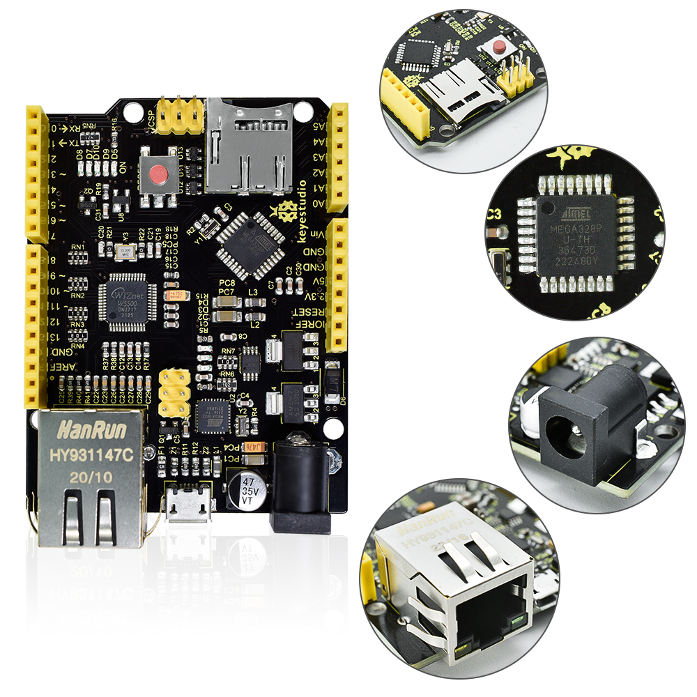 Keyestudio W5500 ETHERNET DEVE - Ethernet Module W5500 ulasan dan harga