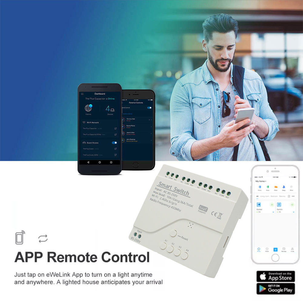 Wifi Smart Switch Home Automat - Home Automation Technology ulasan dan harga
