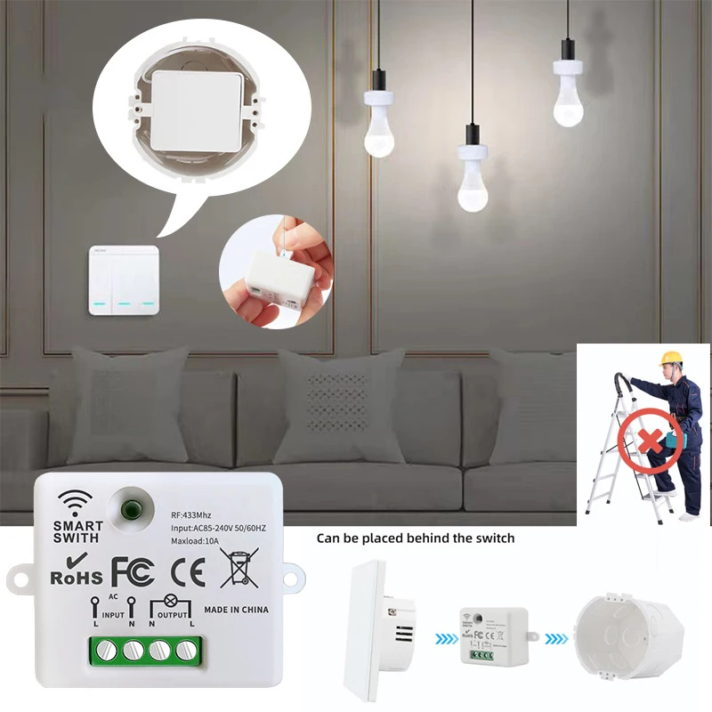 KEBIDU WIFI Mini Switch Tuya S - Home Automation Panel Diy ulasan dan harga