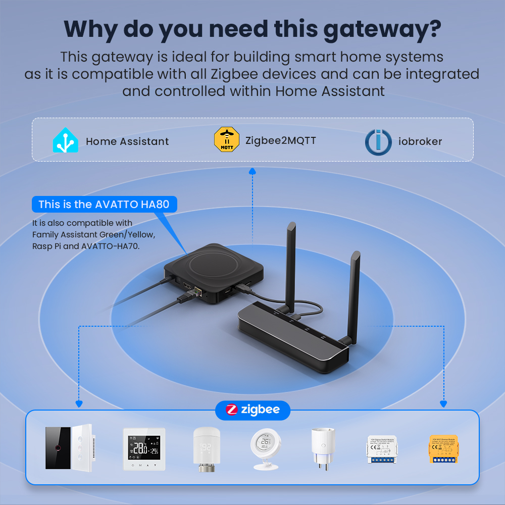 AVATTO Zigbee 3.0 PoE Dongle w - Zigbee Coordinator Stick ulasan dan harga