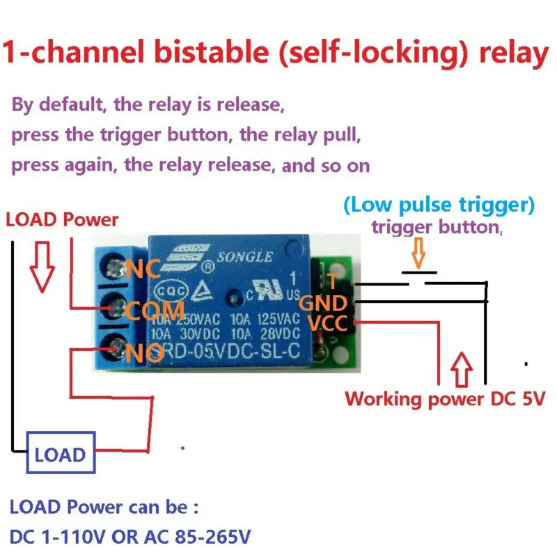 Flip-Flop Latch Relay Module B - Shelly Relay Module ulasan dan harga