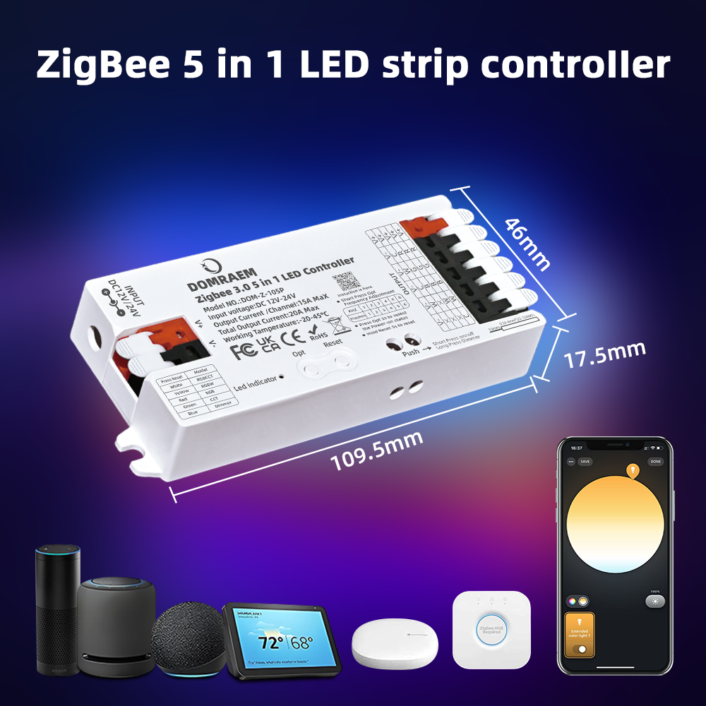 DOMRAEM Zigbee 3.0 5 in 1 LED  - Zigbee Coordinator Stick ulasan dan harga