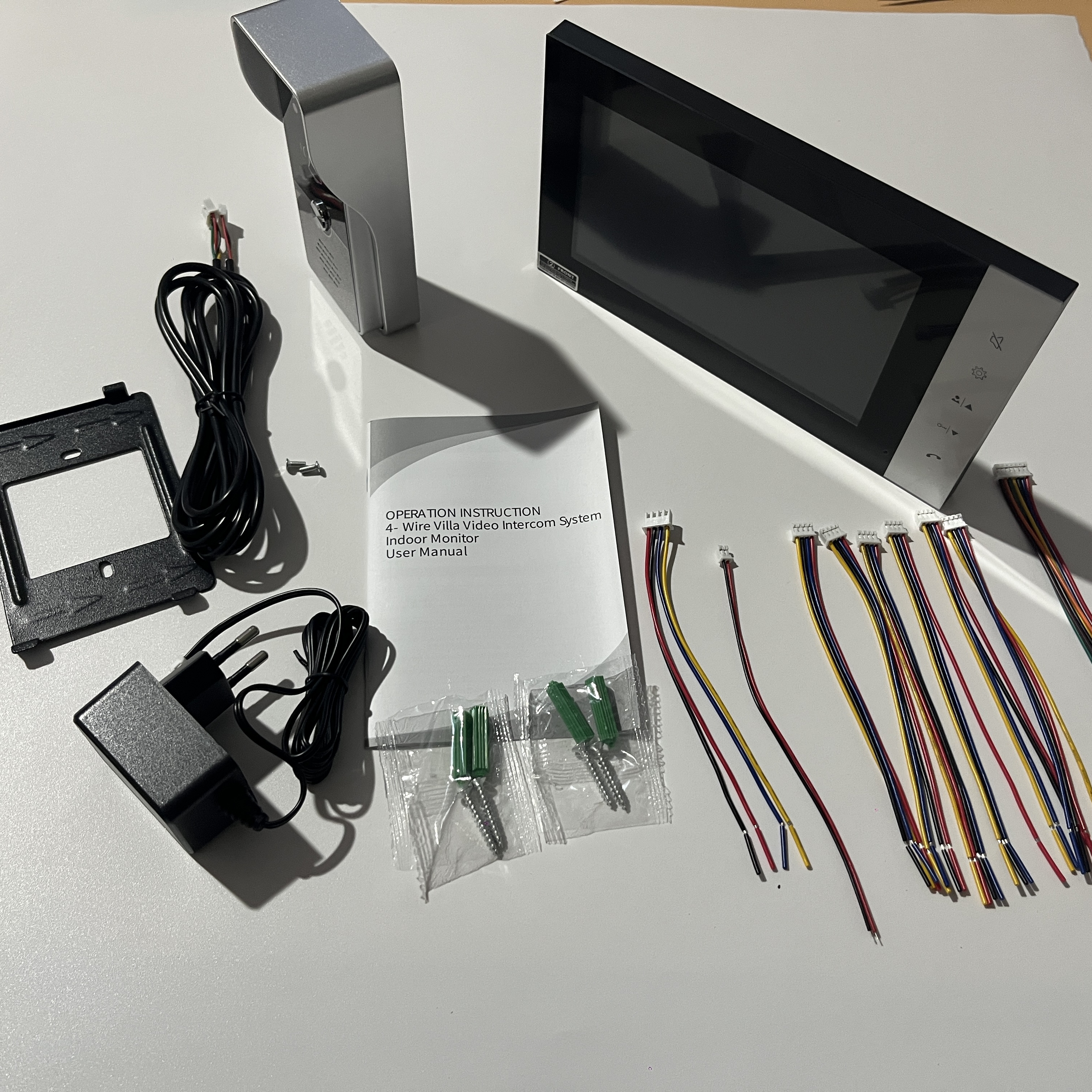 4 Wire 7 Inches Wired Video Do - Smart Doorbell Wired ulasan dan harga