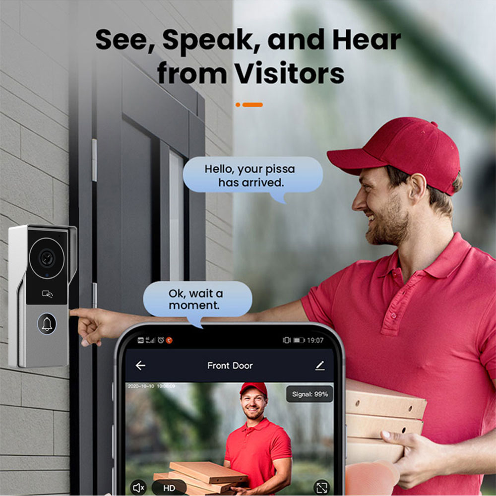 TUYA Wifi Video Doorbell 1080P - Smart Doorbell Wired ulasan dan harga