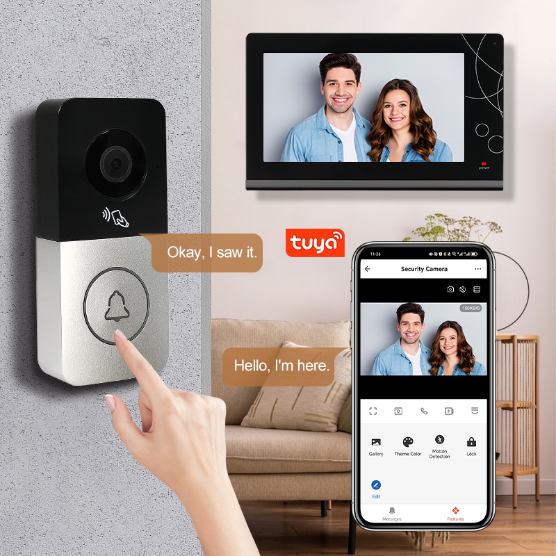 WiFi Video Intercom 1080P Smar - Smart Doorbell Wired ulasan dan harga