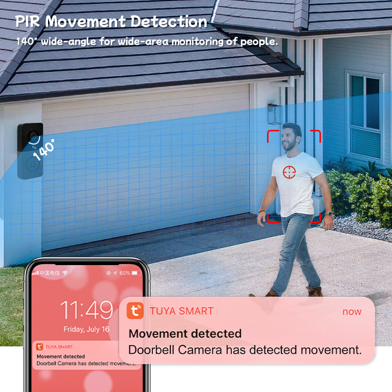 WiFi Video Intercom 1080P Smar - Smart Doorbell Wired ulasan dan harga