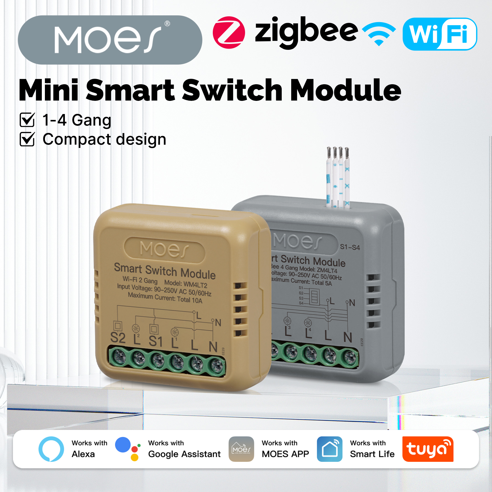 MOES Tuya WiFi Zigbee Mini DIY - Smart Home Automation Diy ulasan dan harga