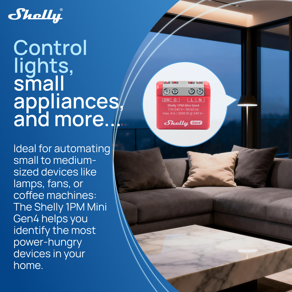 Shelly 1PM Mini Gen4 Zigbee Sm - Shelly Relay Module ulasan dan harga