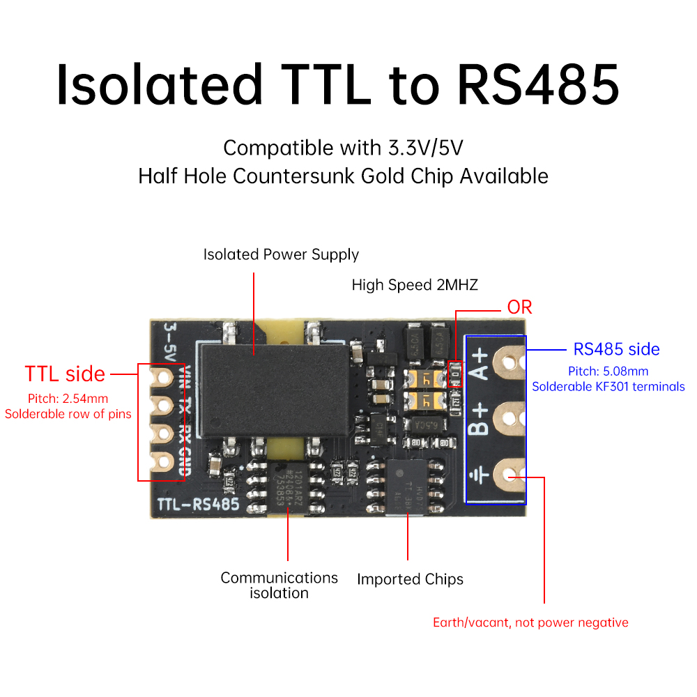 1pc Isolated TTL to RS485 Leve - Shelly Relay Module ulasan dan harga