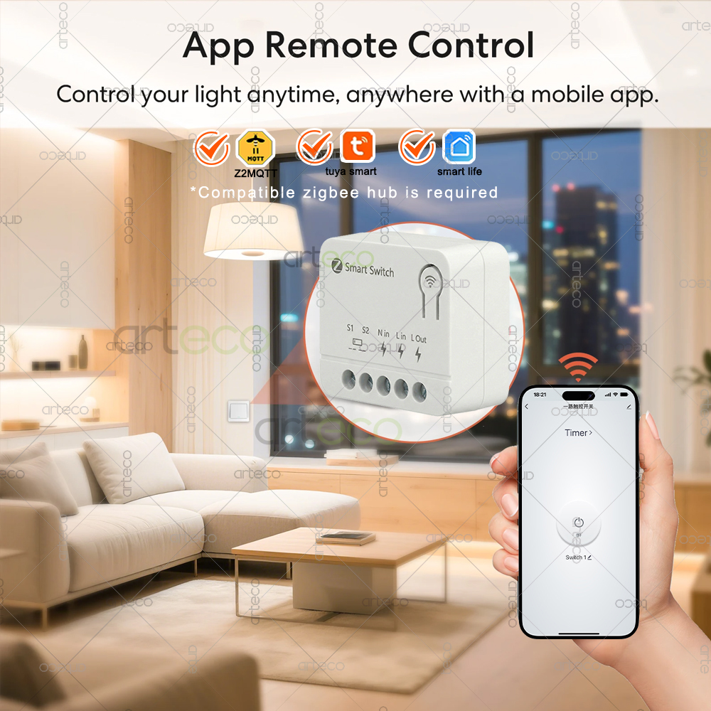 Zigbee Mini Breaker DIY Smart  - Diy Home Automation Controller ulasan dan harga