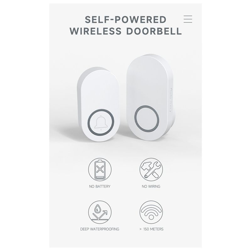 ABHU New Wireless Outdoor Door - Smart Doorbell Wired ulasan dan harga