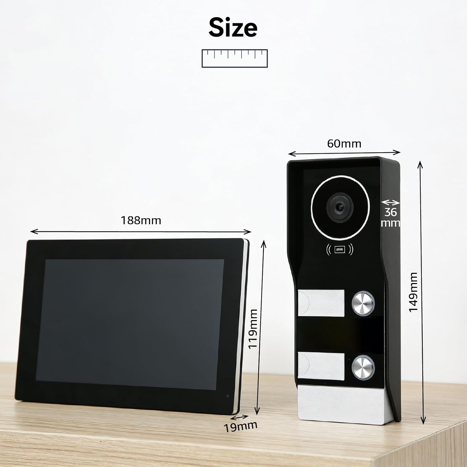 Smart Home Video Intercom Wire - Smart Doorbell Wired ulasan dan harga
